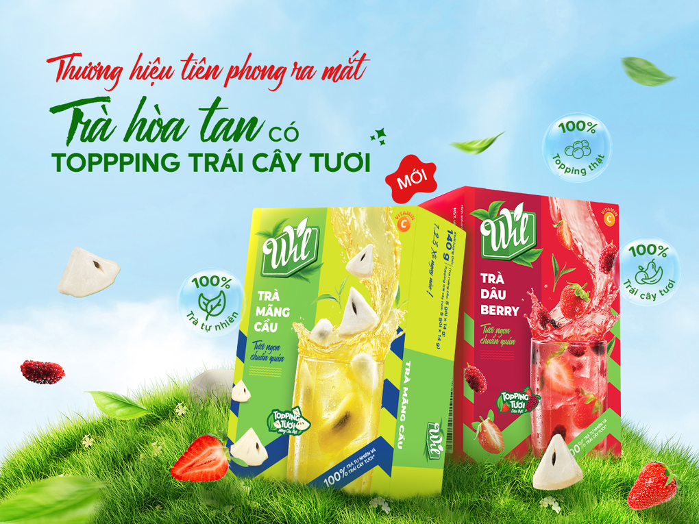 Trí Việt Phát Foodsが新鮮なトッピングを添えたフルーツティーWilを発売 - 1